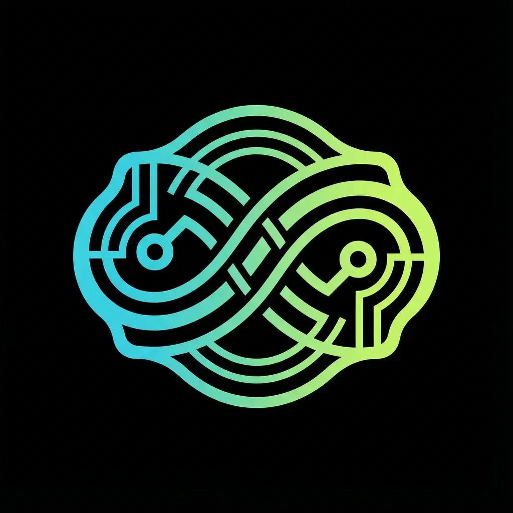 Infinity loop icon representing connection for Day 1 of the Altitude conference.