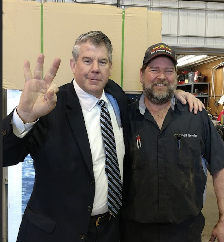 Team meeting in the office