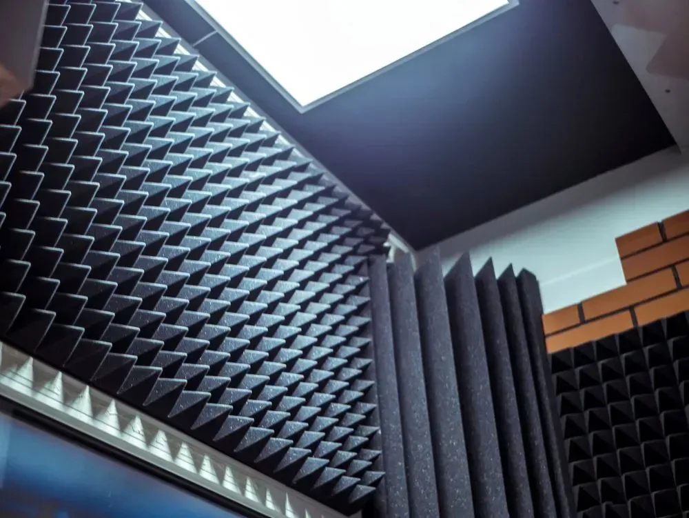 Acoustic Foam Panels on Walls and Ceiling in a Recording Studio — Kev's Group QLD in Kawana, QLD