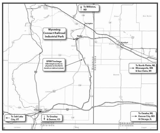 map of industrial park location