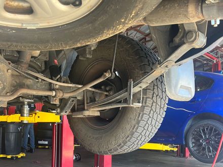 Underneath Car | Fresno Tire Co.