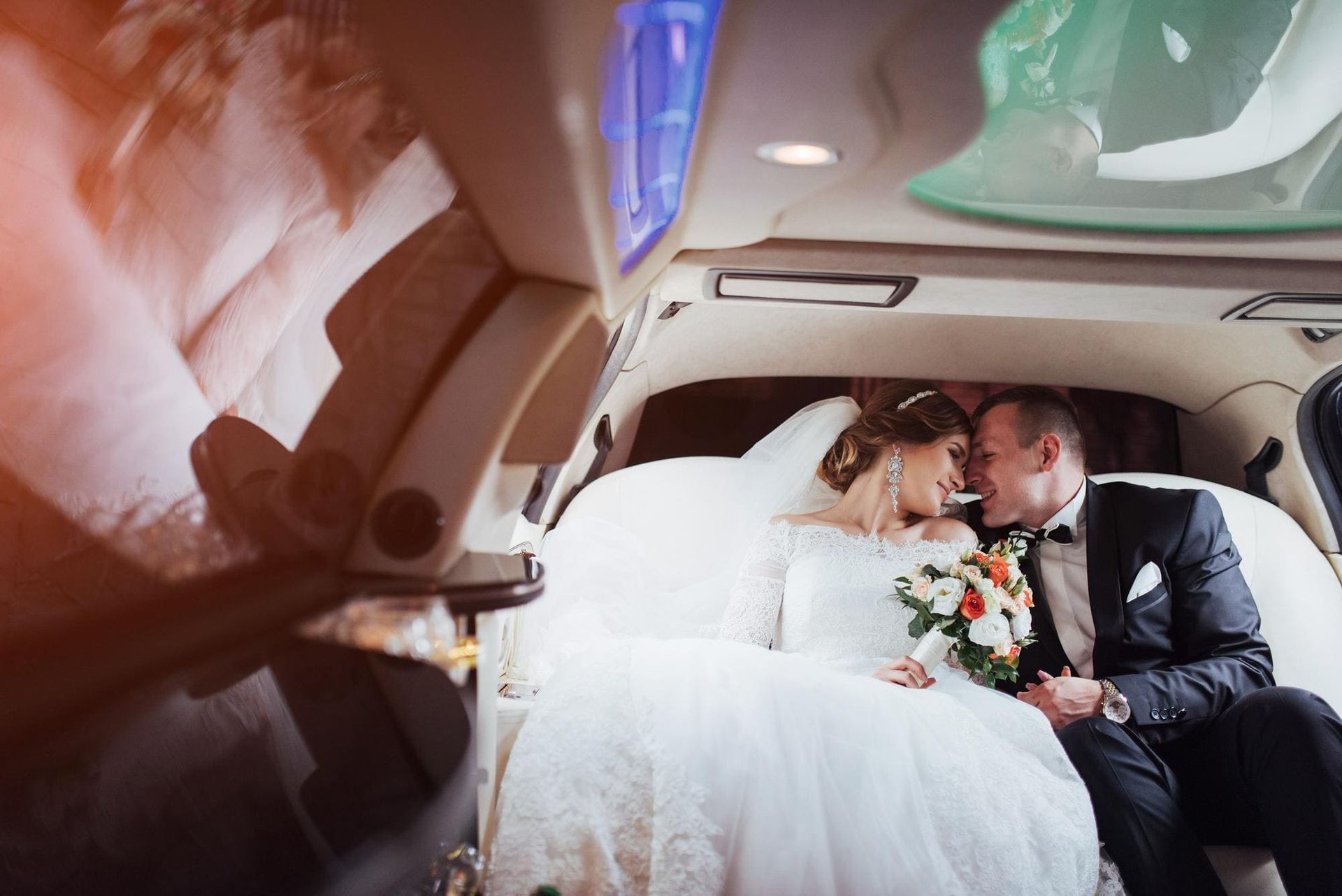 Luxury wedding limousine rentals Inland Empire