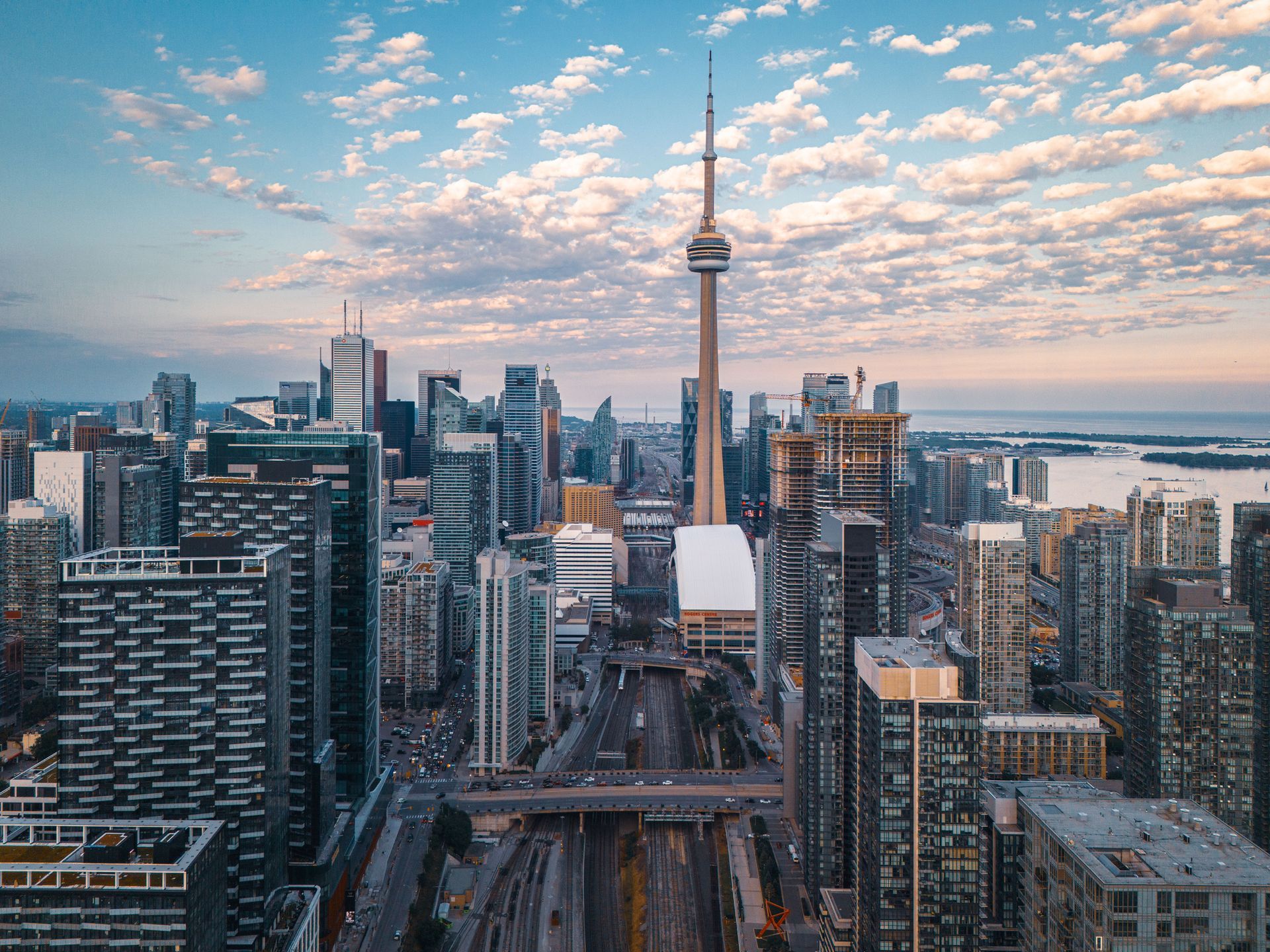 Toronto cityscape representing Ontario businesses and ministries