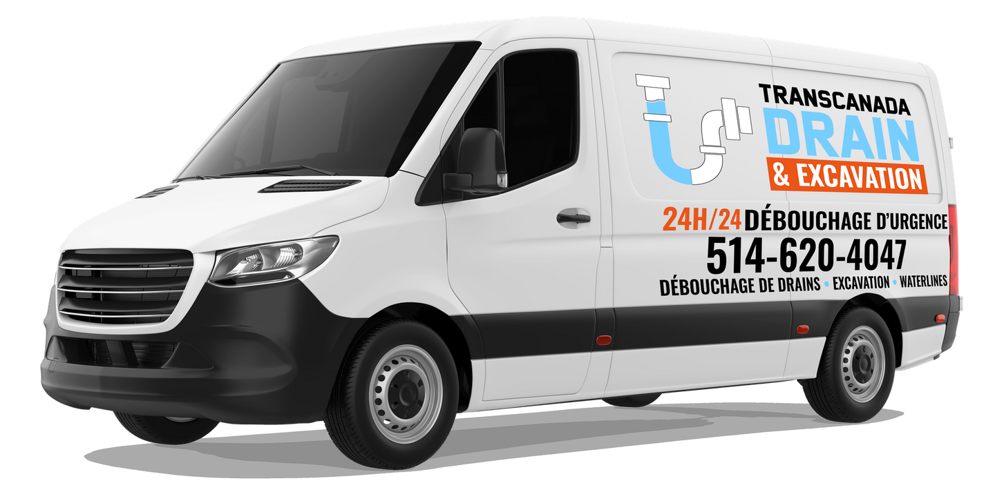 Transcanada Drain Blue van with