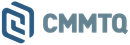 CMMTQ logo Logo of CMMTQ in teal with a blue stylized hexagon.