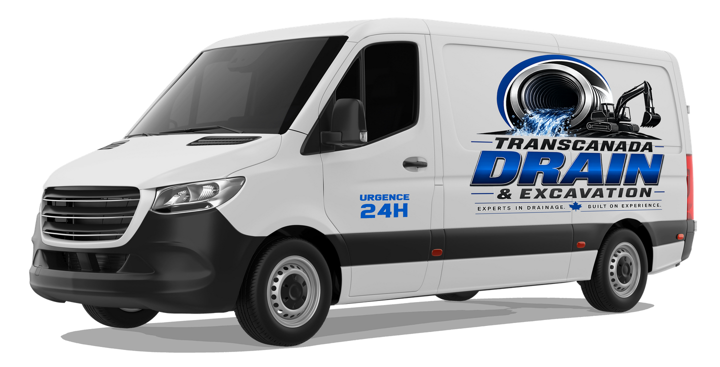 Transcanada Drain Blue van with