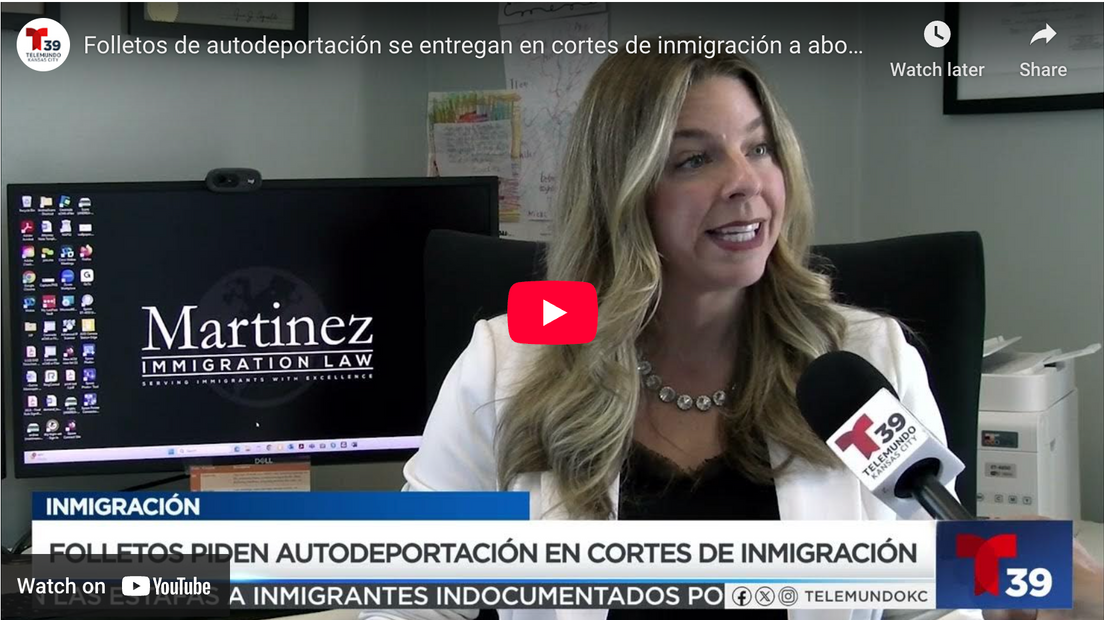 Attorney Andrea C. Martinez is being interviewed on CNN.