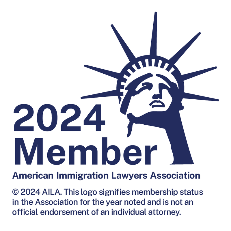 A logo for the american immigration lawyers association