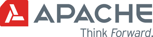 Apache logo: Red square with white 
