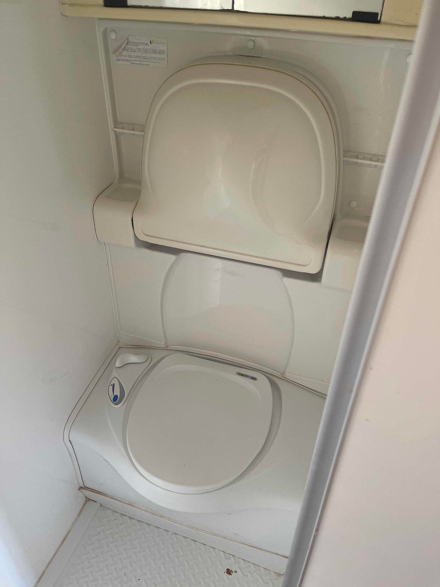 Stacked White Fold-down Changing Tables — B & C Caravan Service Pty Ltd In Dubbo, NSW