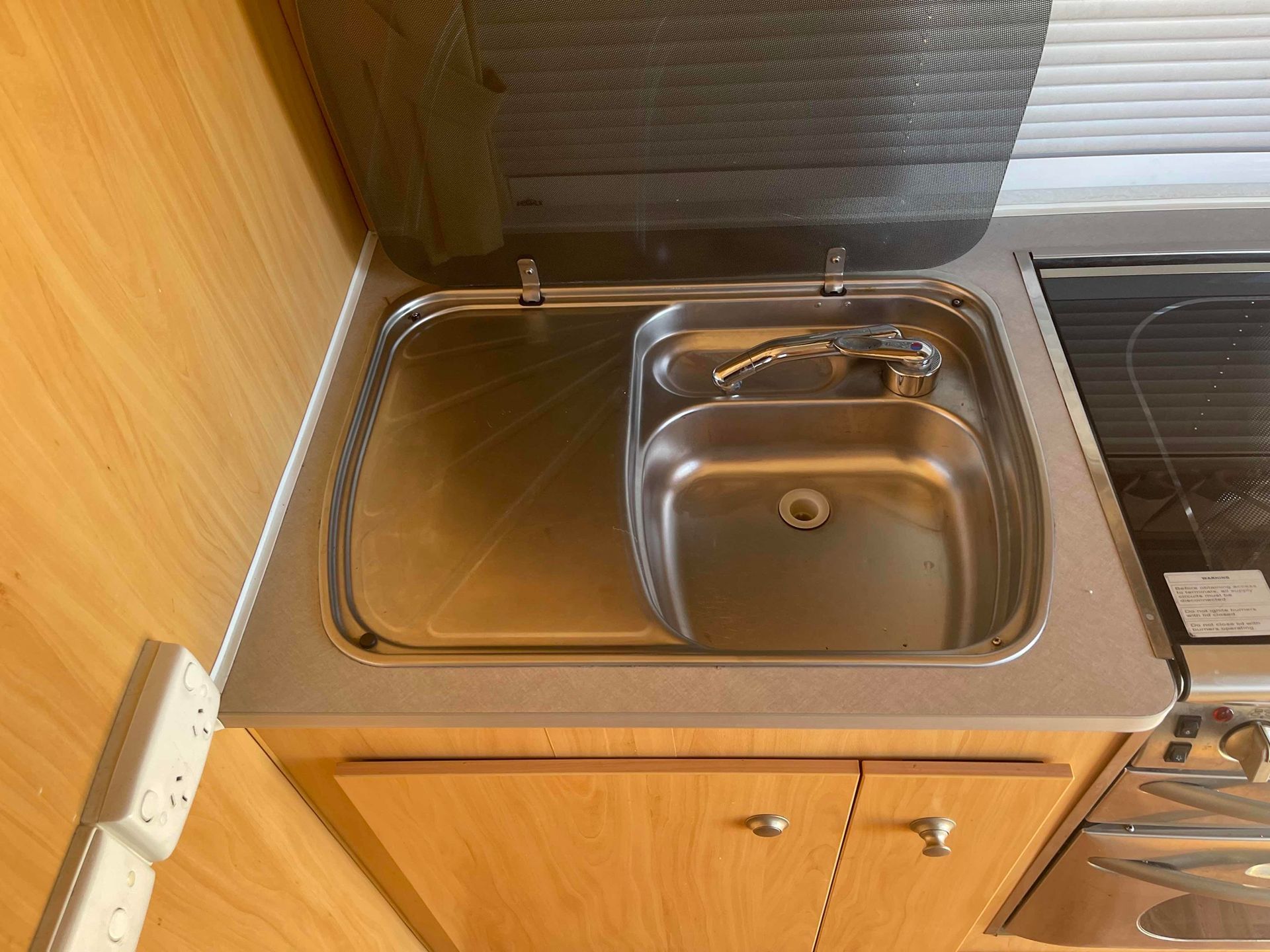 Small Stainless-steel Kitchen Sink Set — B & C Caravan Service Pty Ltd In Dubbo, NSW