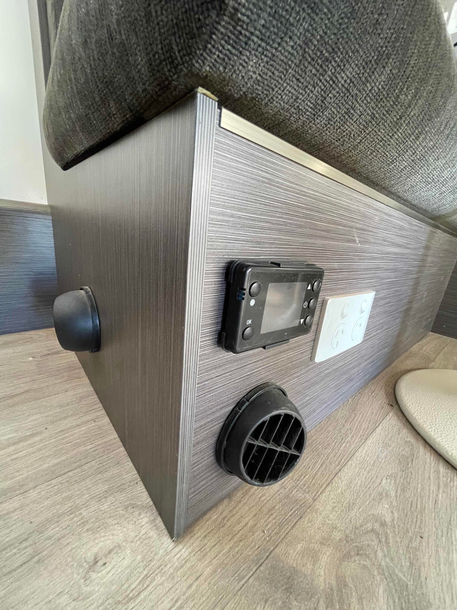 Close-up of a Dark Wood Speaker Cabinet — B & C Caravan Service Pty Ltd In Dubbo, NSW
