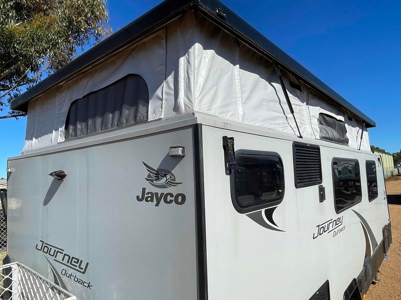 White Jayco Travel Trailer — B & C Caravan Service Pty Ltd In Dubbo, NSW