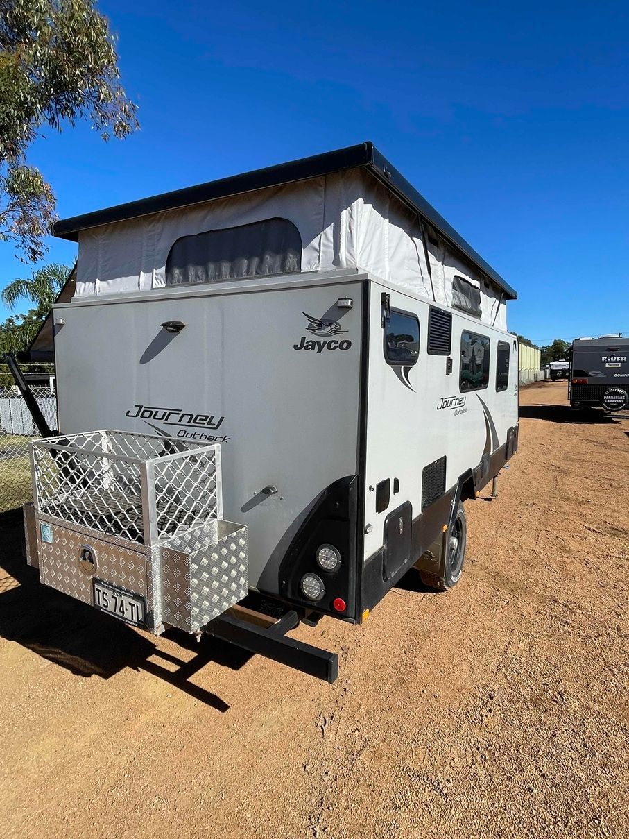 White Off-road Camper Trailer — B & C Caravan Service Pty Ltd In Dubbo, NSW
