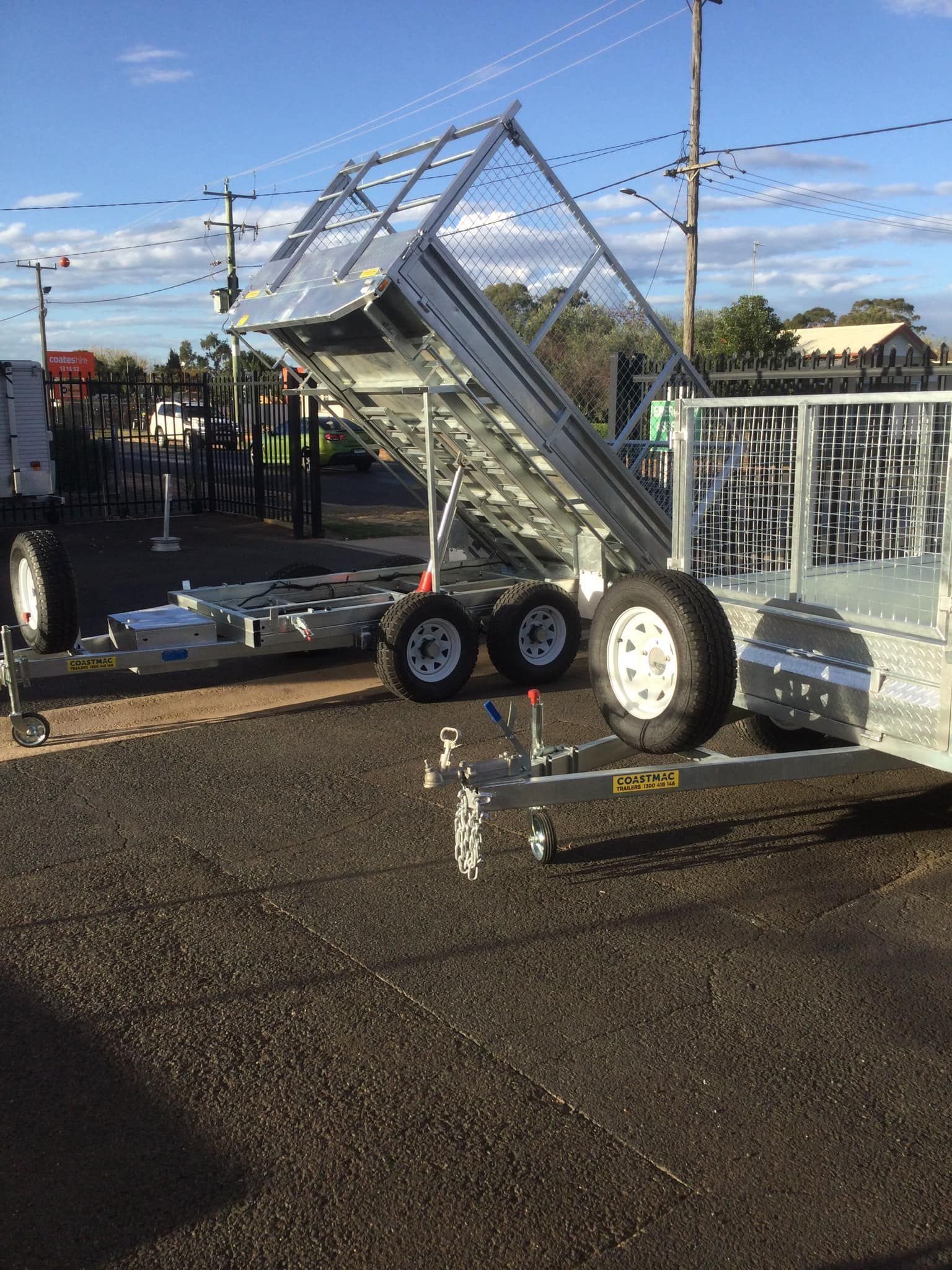 A Bunch of Trailers in a Parking Lot — B & C Caravan Service Pty Ltd In Dubbo, NSW