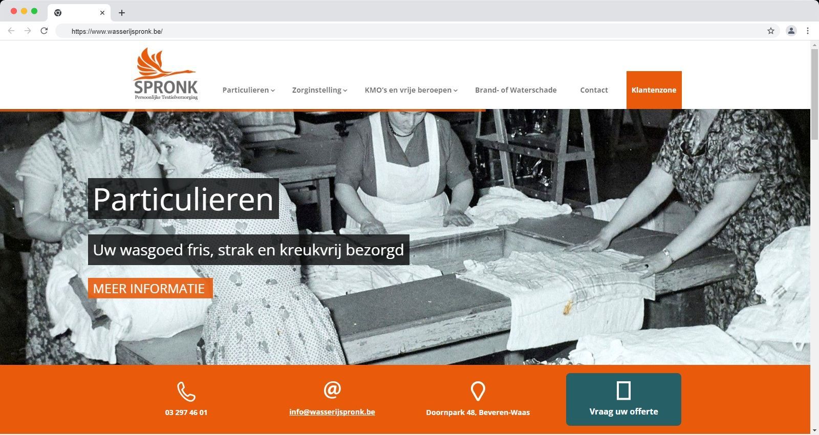Design and development of new website