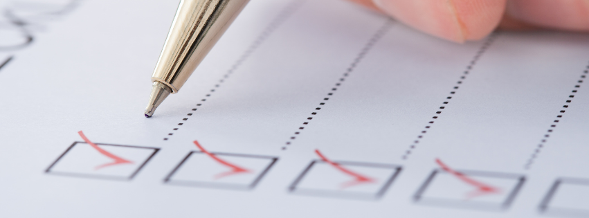 Checklist with all items checked