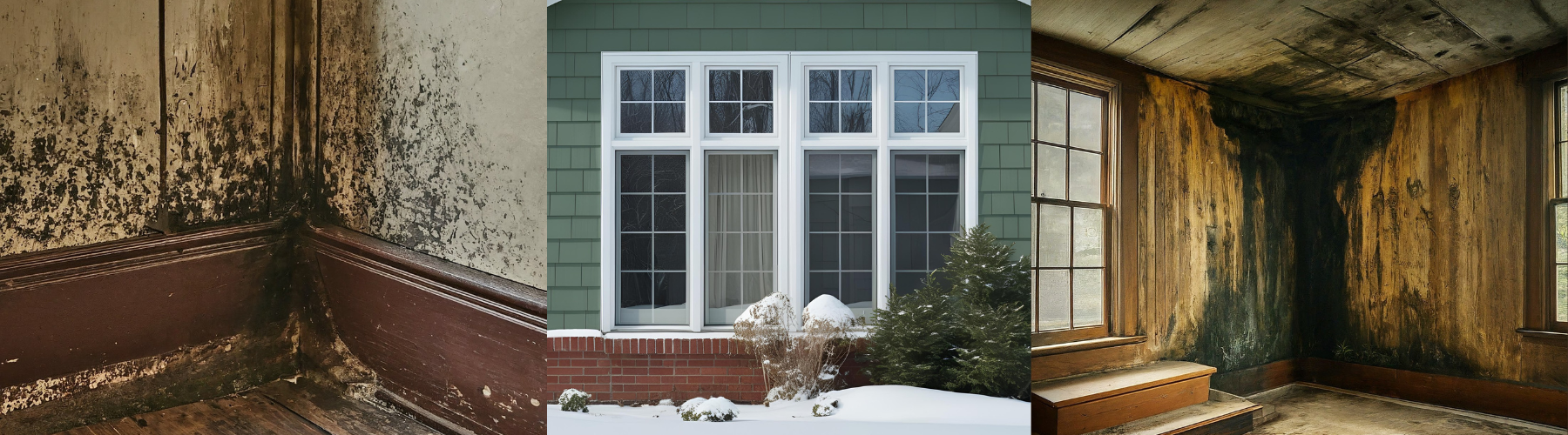 A picture of a house before and after being remodeled.
