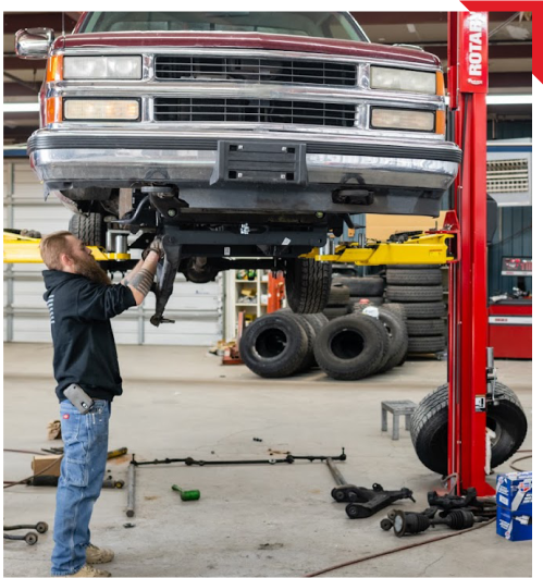 Our Technician Maintain Truck Suspension in Albuquerque, NM - Truck Unique