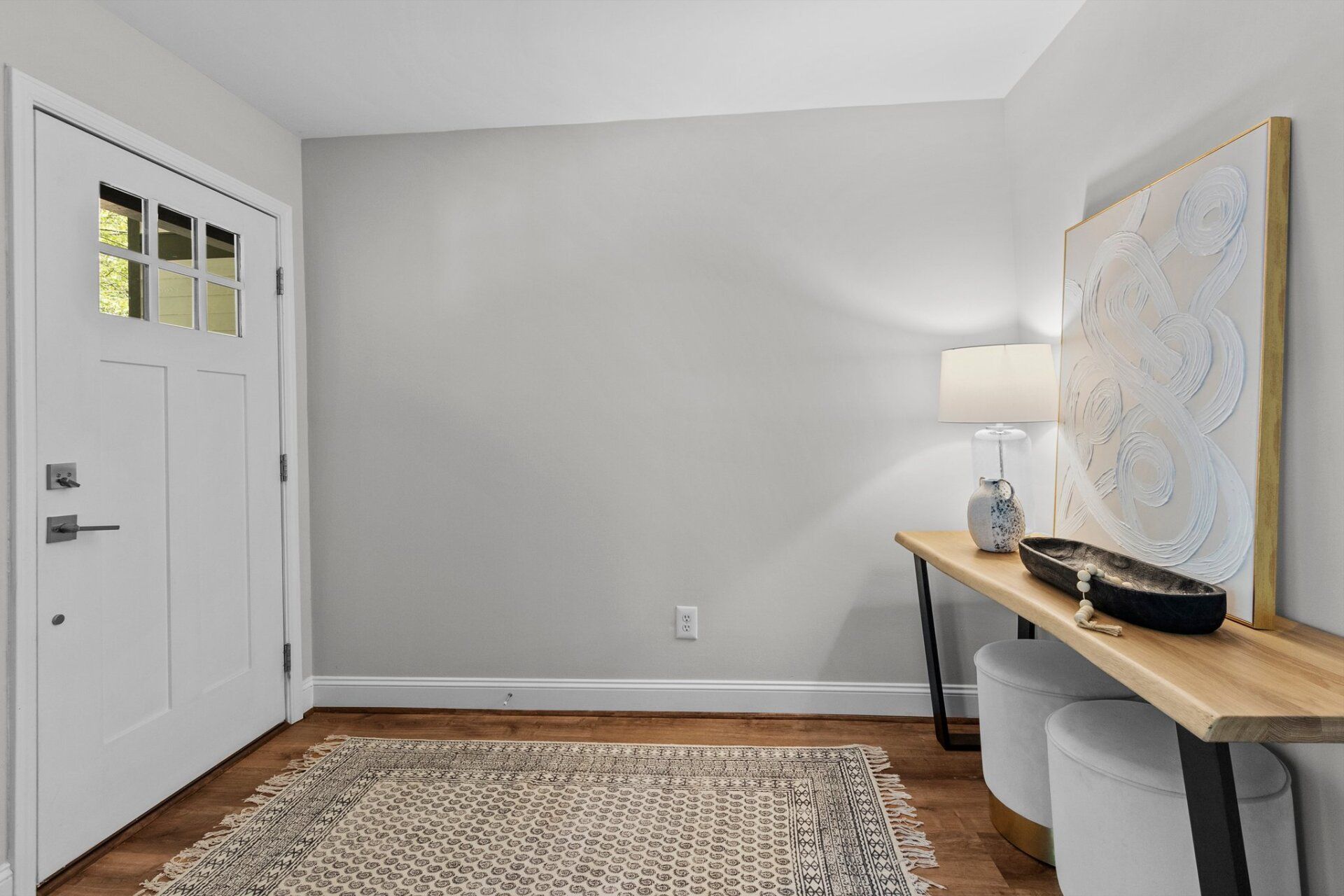 living room entryway
