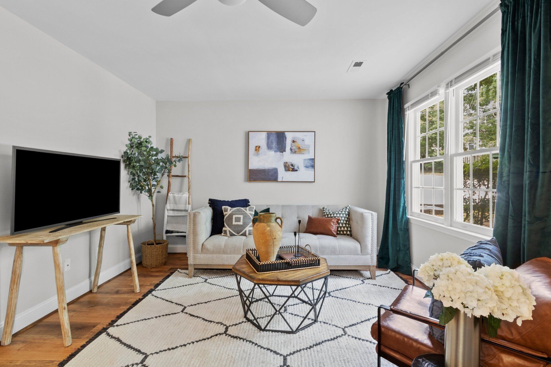 living room with sofa
