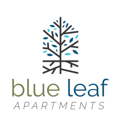 blue leaf apartments Logo