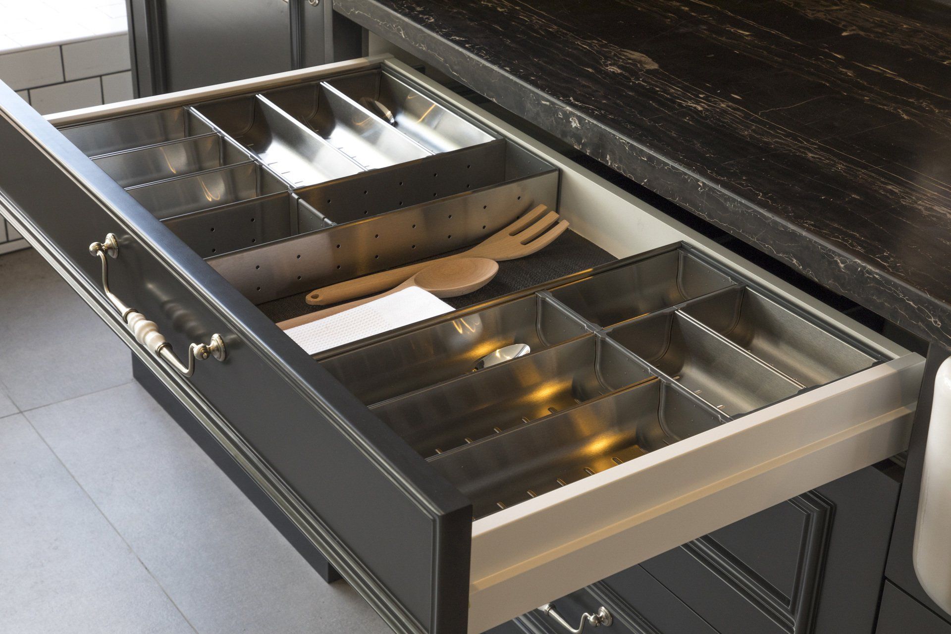 Stainless Steel Drawer Inserts — Kitchen Flat Packs In Berrimah, NT