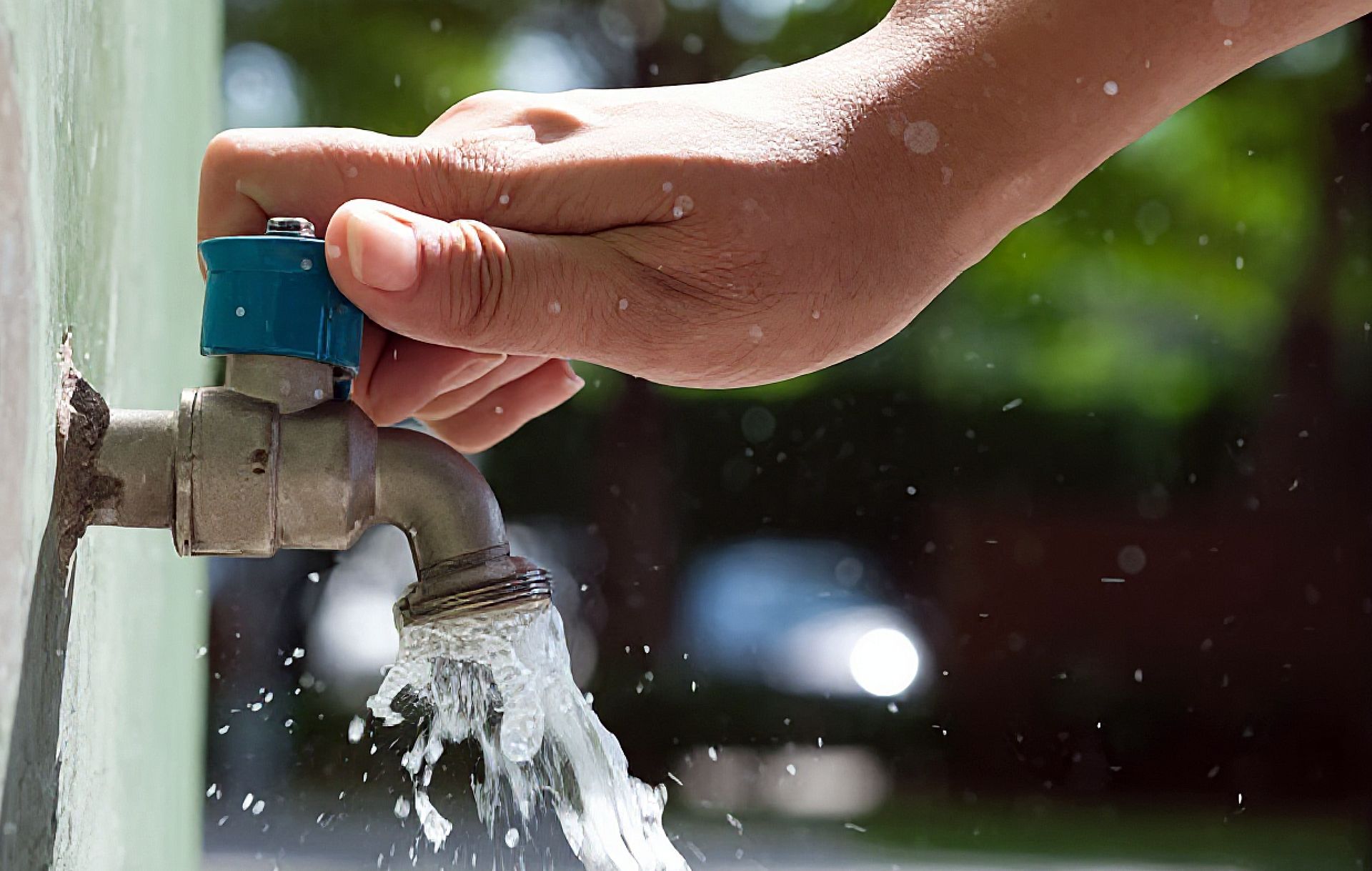 Check your plumbing outside too