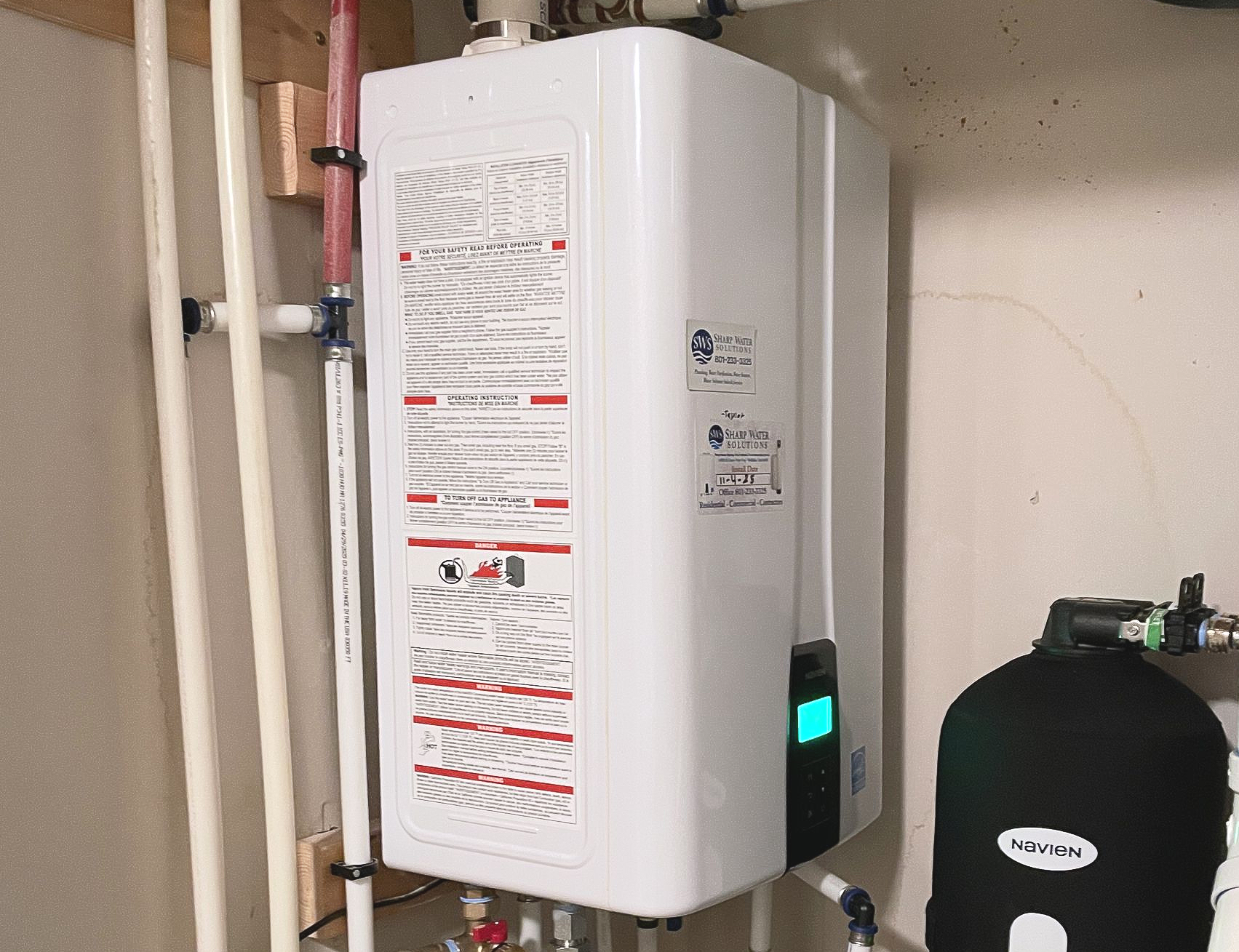 Tankless Water Heater in a Utah Home Hot Water Heater in Bluffdale Utah