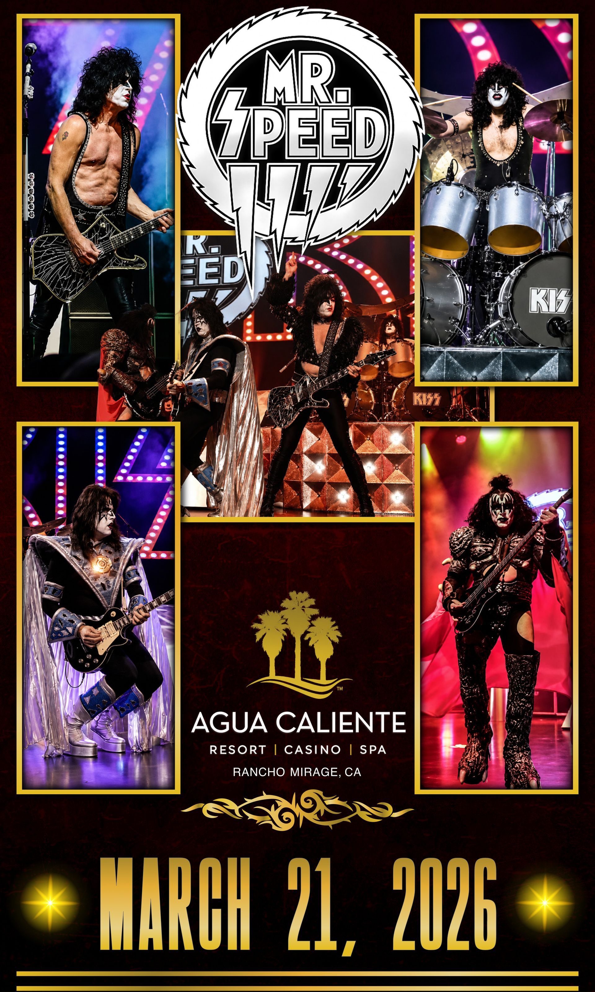 Mr. Speed collage Agua Caliente