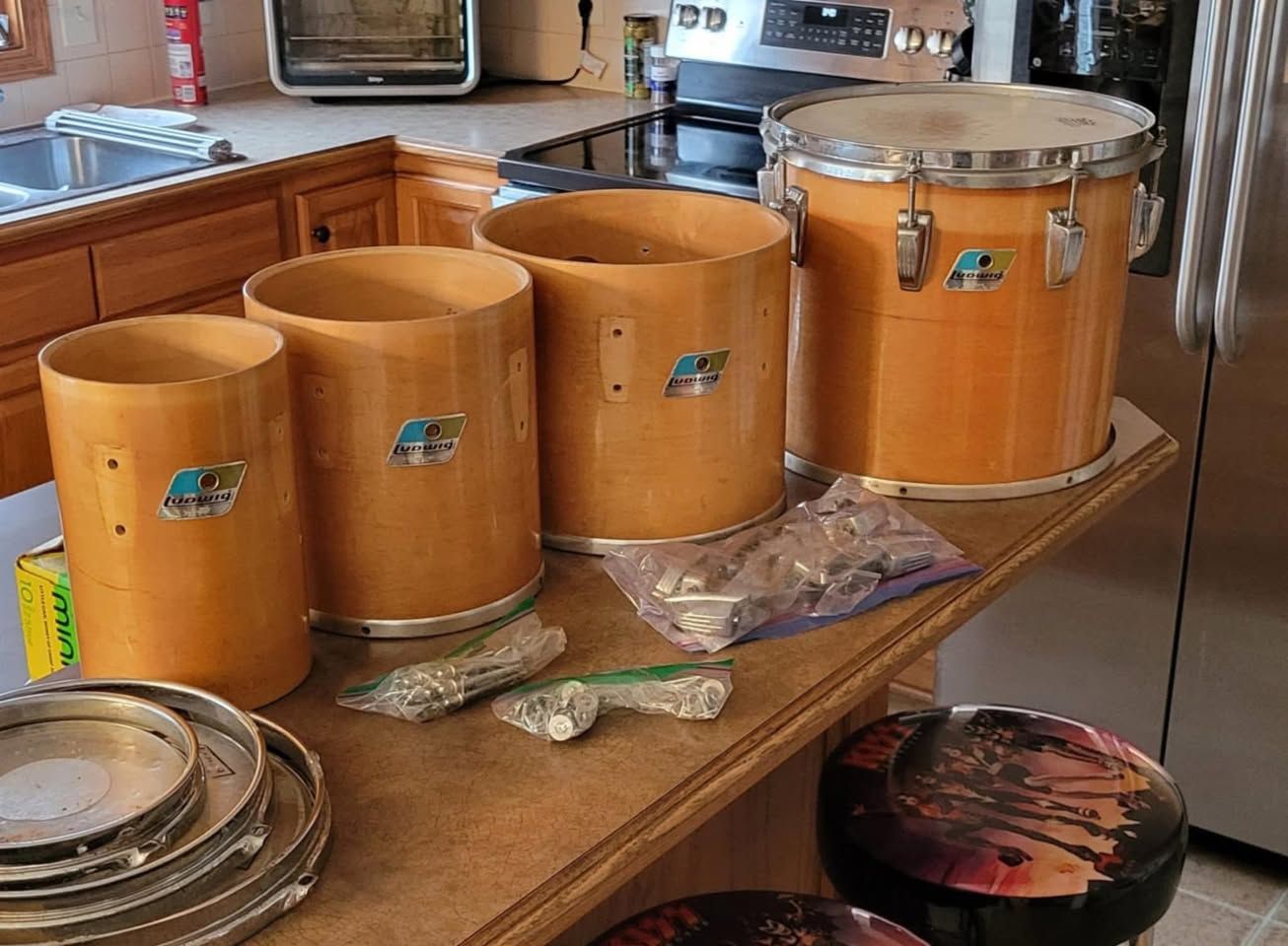 Rich Hattery drum set build
