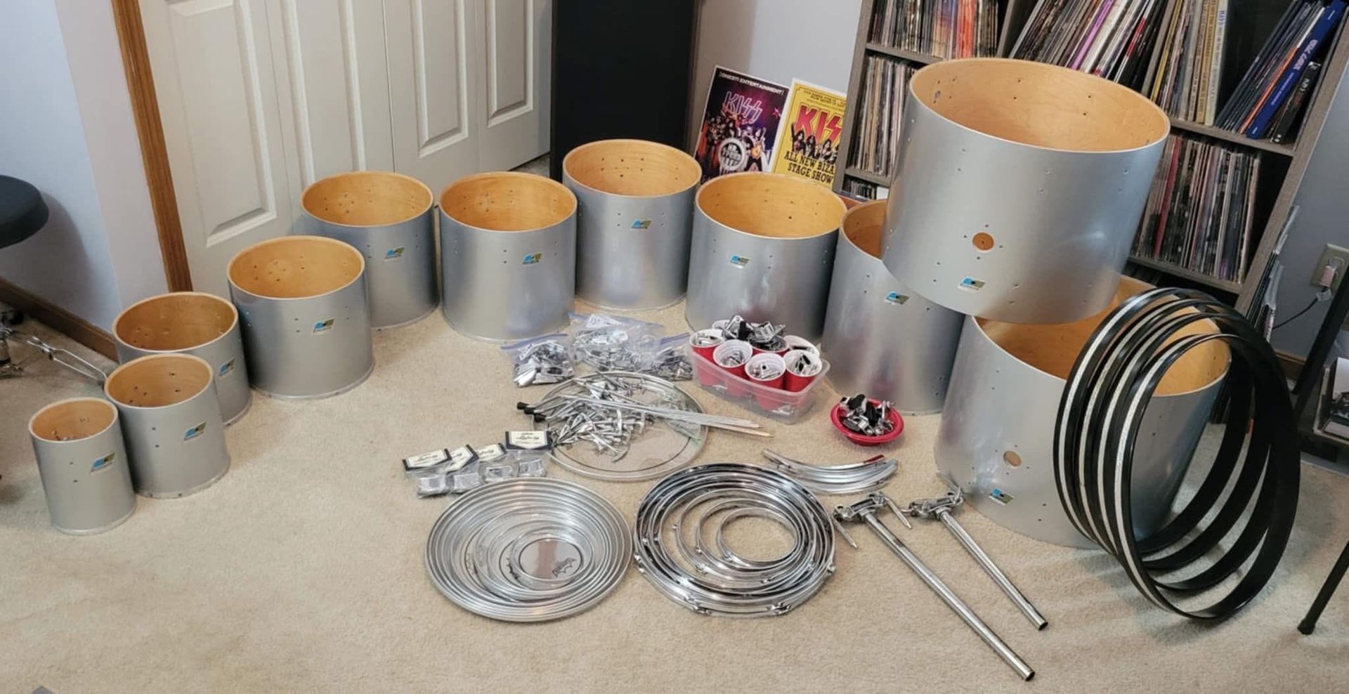 Rich Hattery drum set build