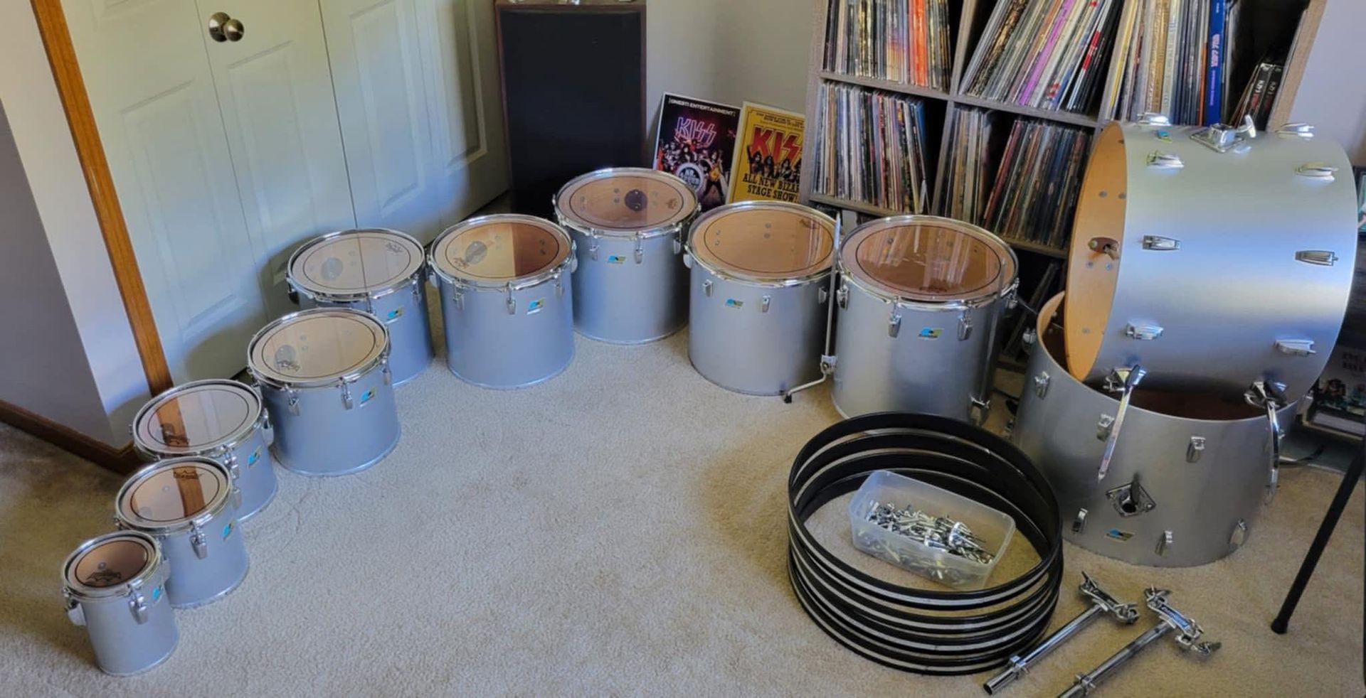 Rich Hattery drum set build