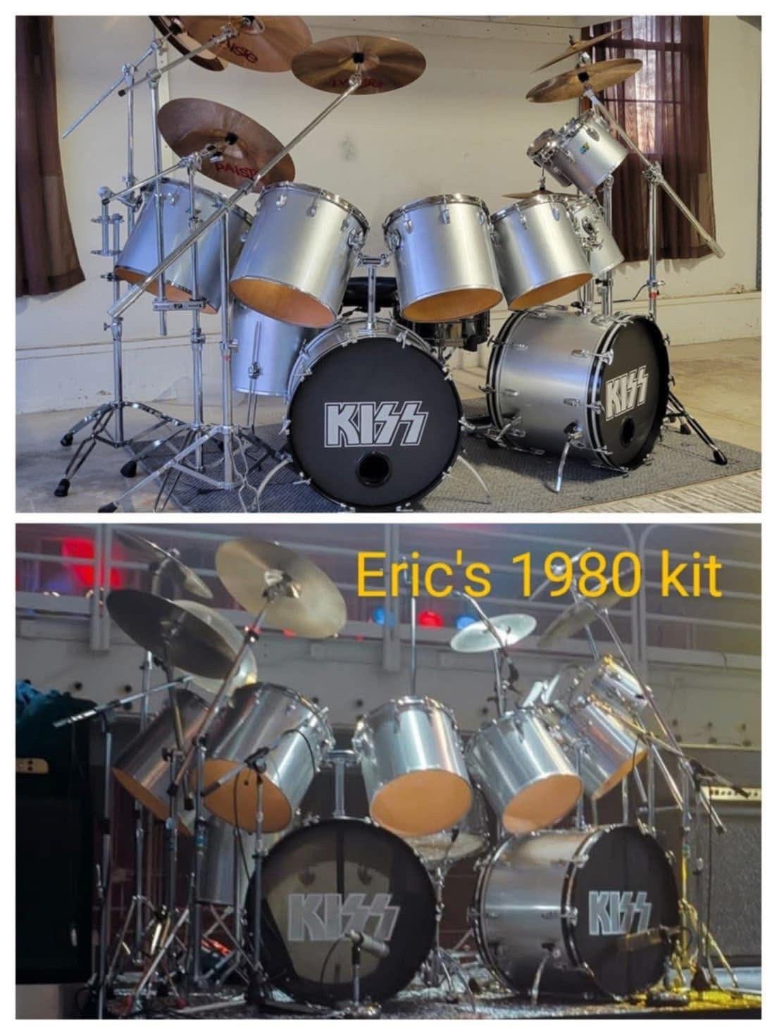 Rich Hattery drum set build final setup