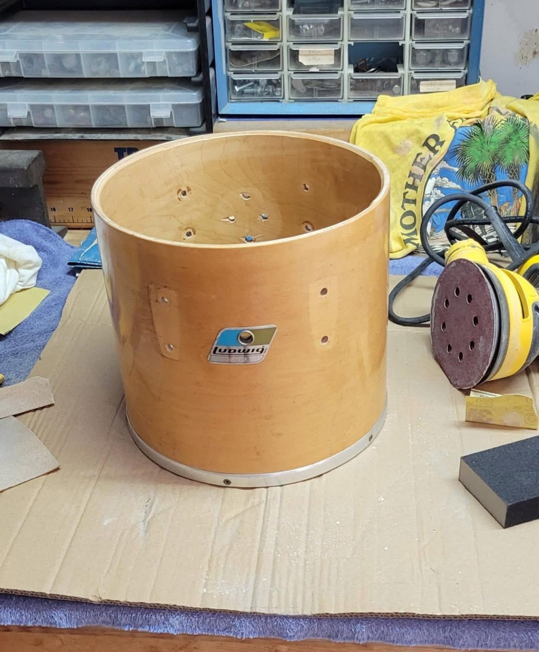 Rich Hattery drum set build