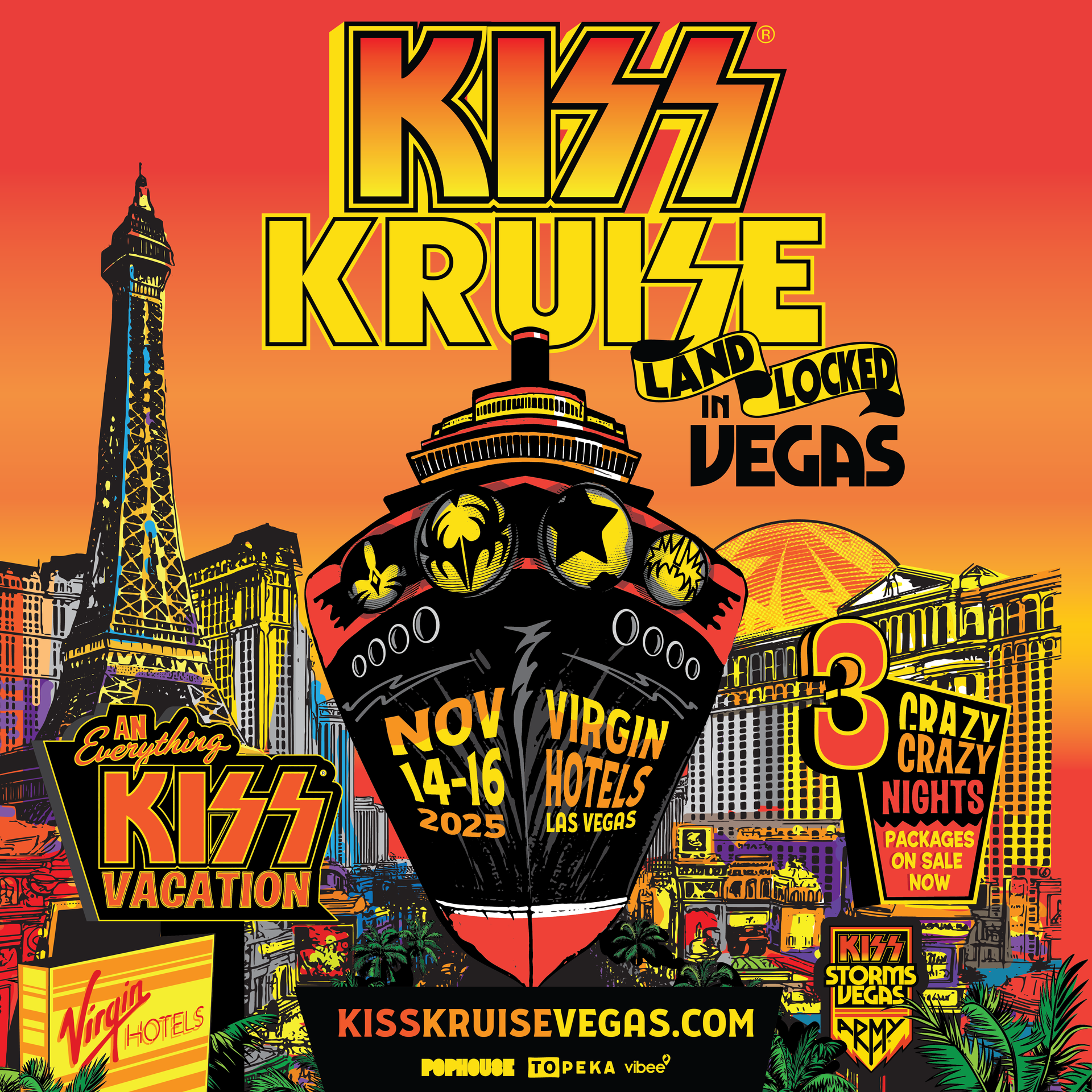 KISS Kruise land-locked in Vegas ad
