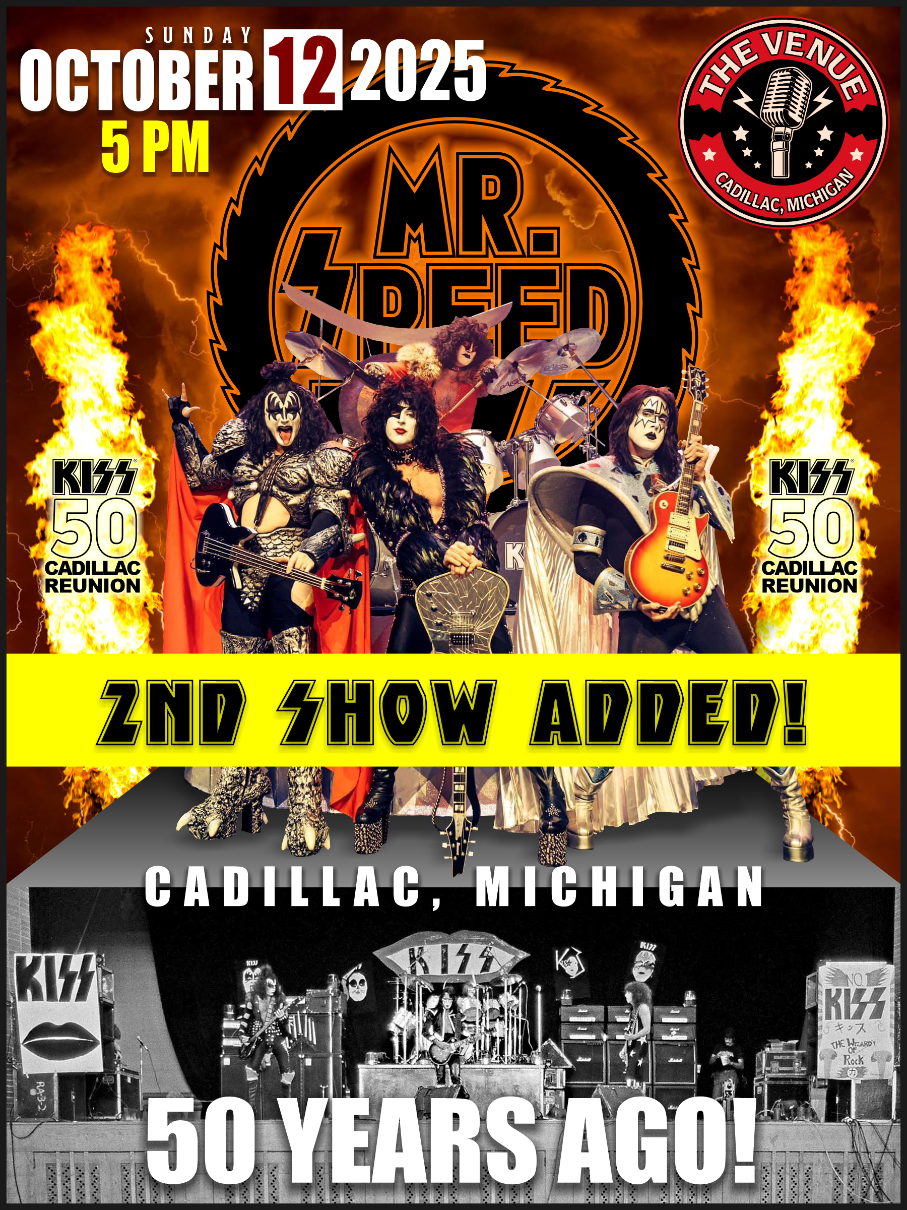 Mr. Speed ad at The Venue