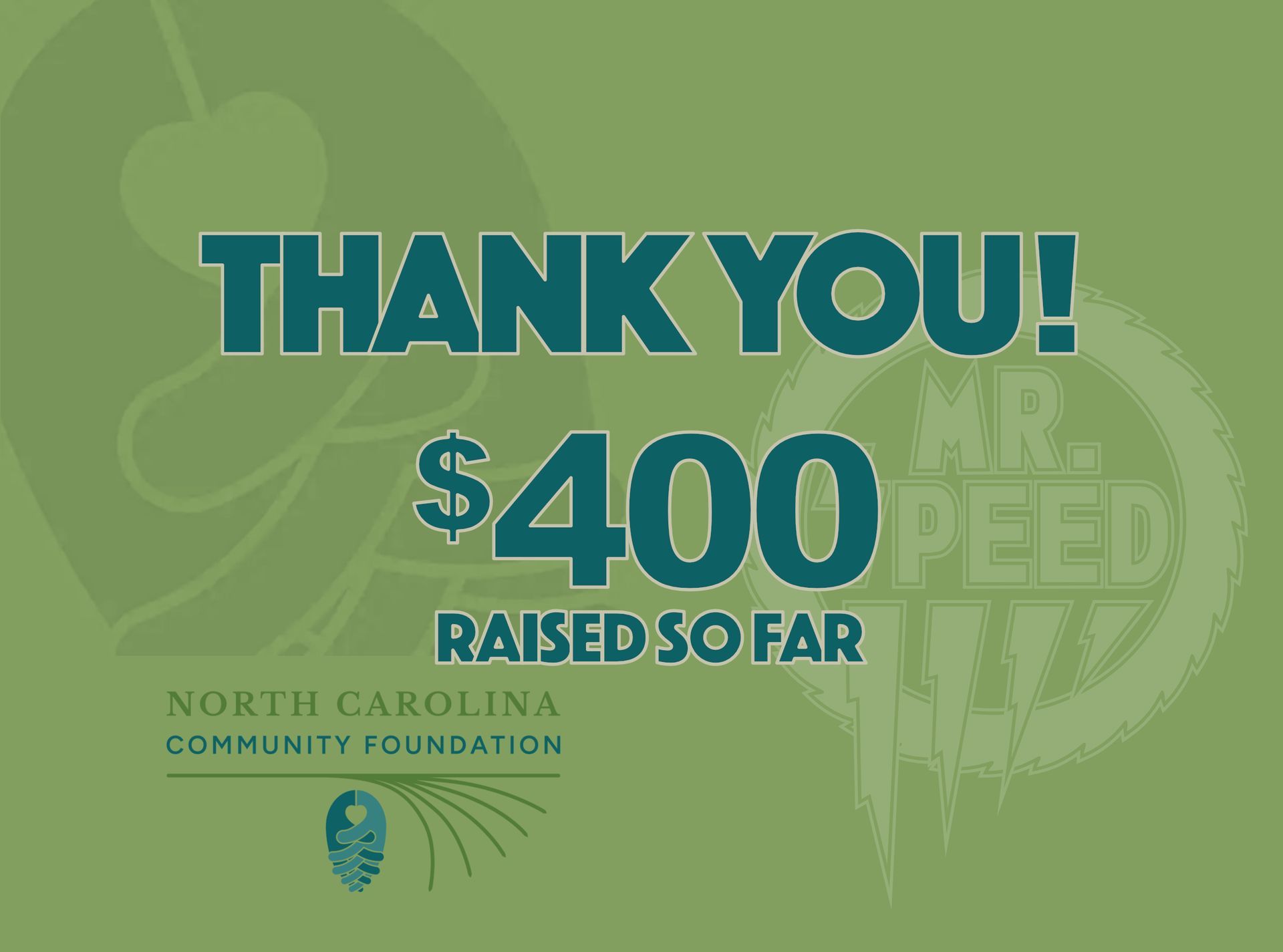 Thank you image for fundraiser