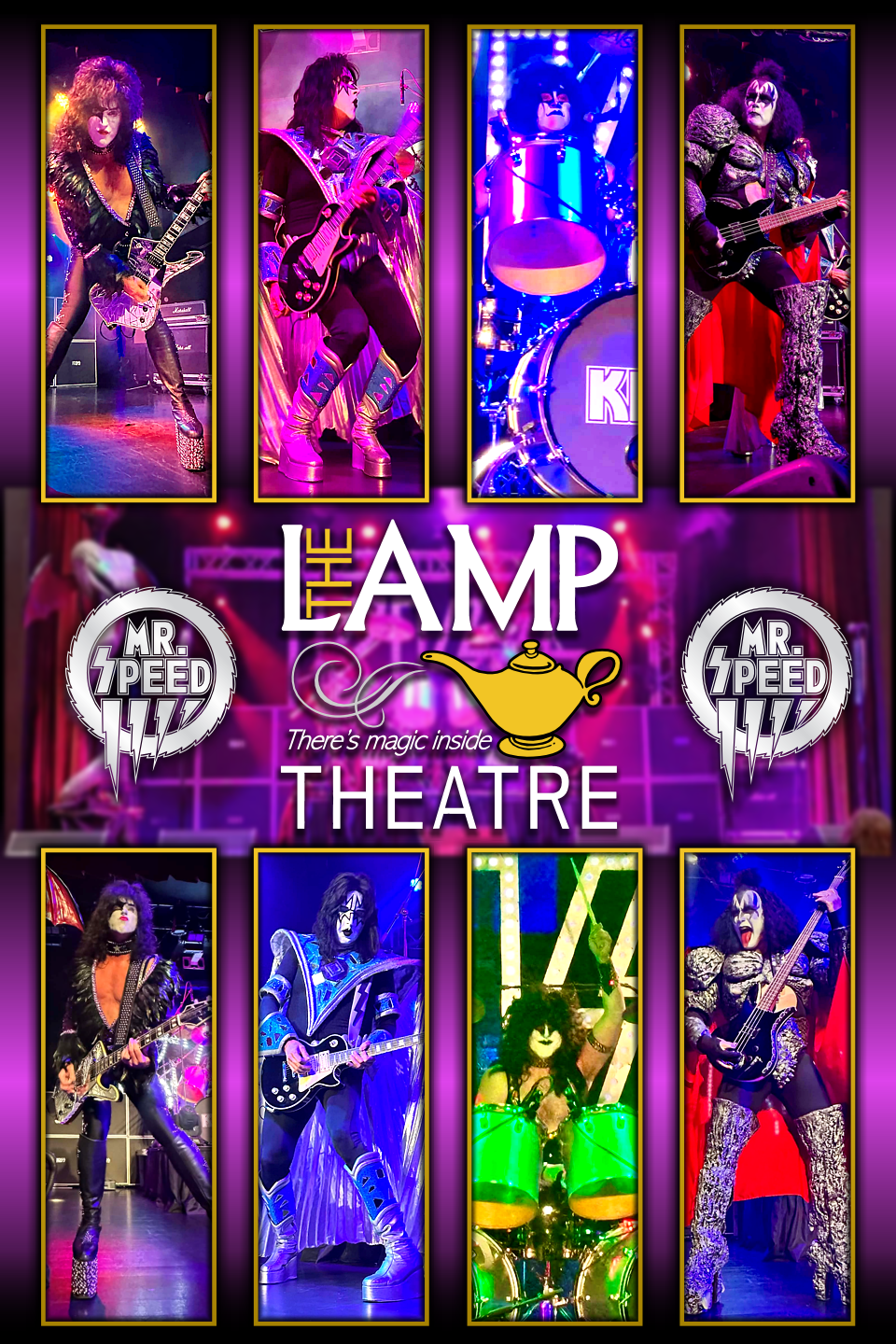 Mr. Speed collage The Lamp Theatre