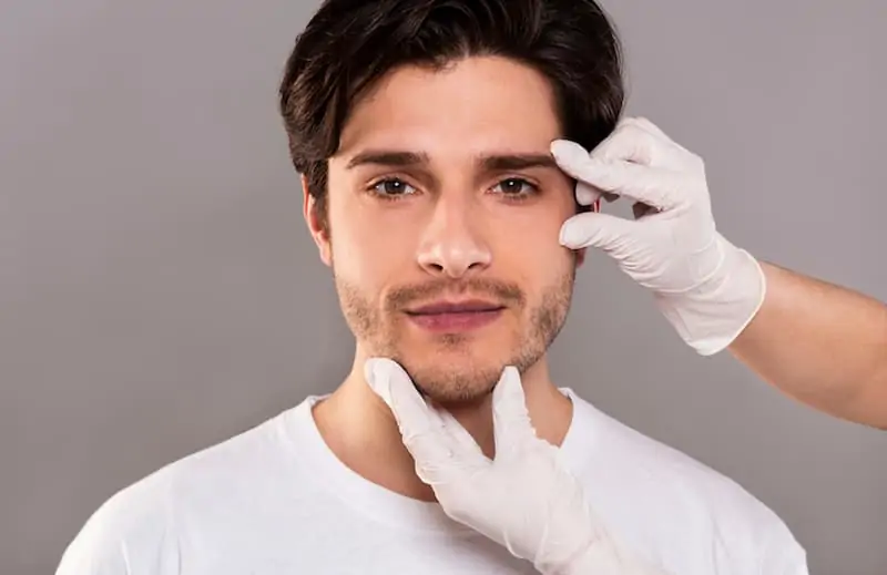 Man Having Liquid Facelifts — Dearborn, MI — Masri Clinic Man Having Liquid Facelifts — Dearborn, MI — Masri Clinic