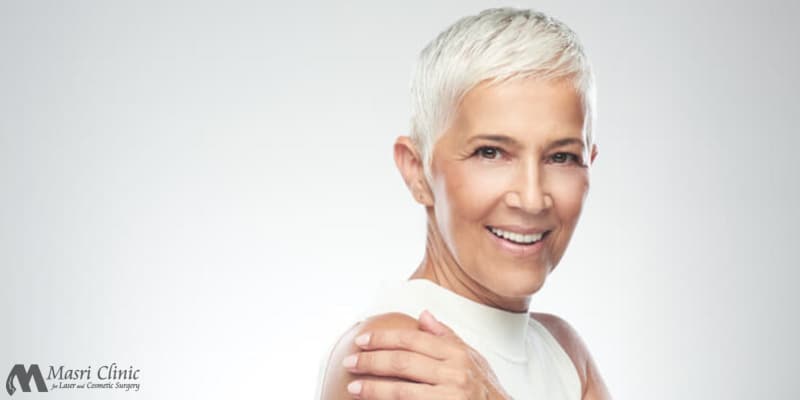 Senior Woman with Short Gray Hair — Dearborn, MI — Masri Clinic Senior Woman with Short Gray Hair — Dearborn, MI — Masri Clinic