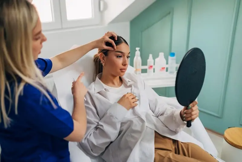 Checking Brow Lift — Dearborn, MI — Masri Clinic Checking Brow Lift — Dearborn, MI — Masri Clinic