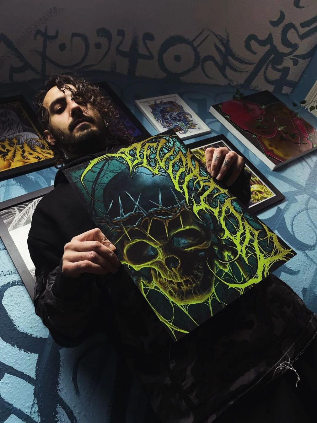 Dark freehand tattoo  artist Crawlspace Tattoo Artist based in London