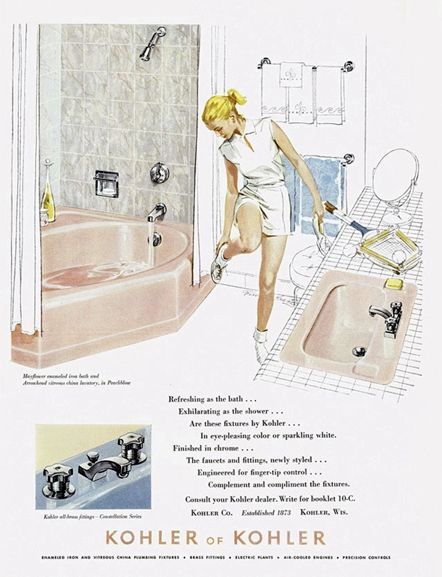 Vintage Plumbing Bathroom