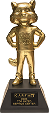 Golden CarFax Trophy for 2025 Top-Rated Service Center | J & J Automotive