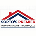 Logo: Red and blue roof silhouette with "Sorto's Premier Roofing & Construction, LLC" text.