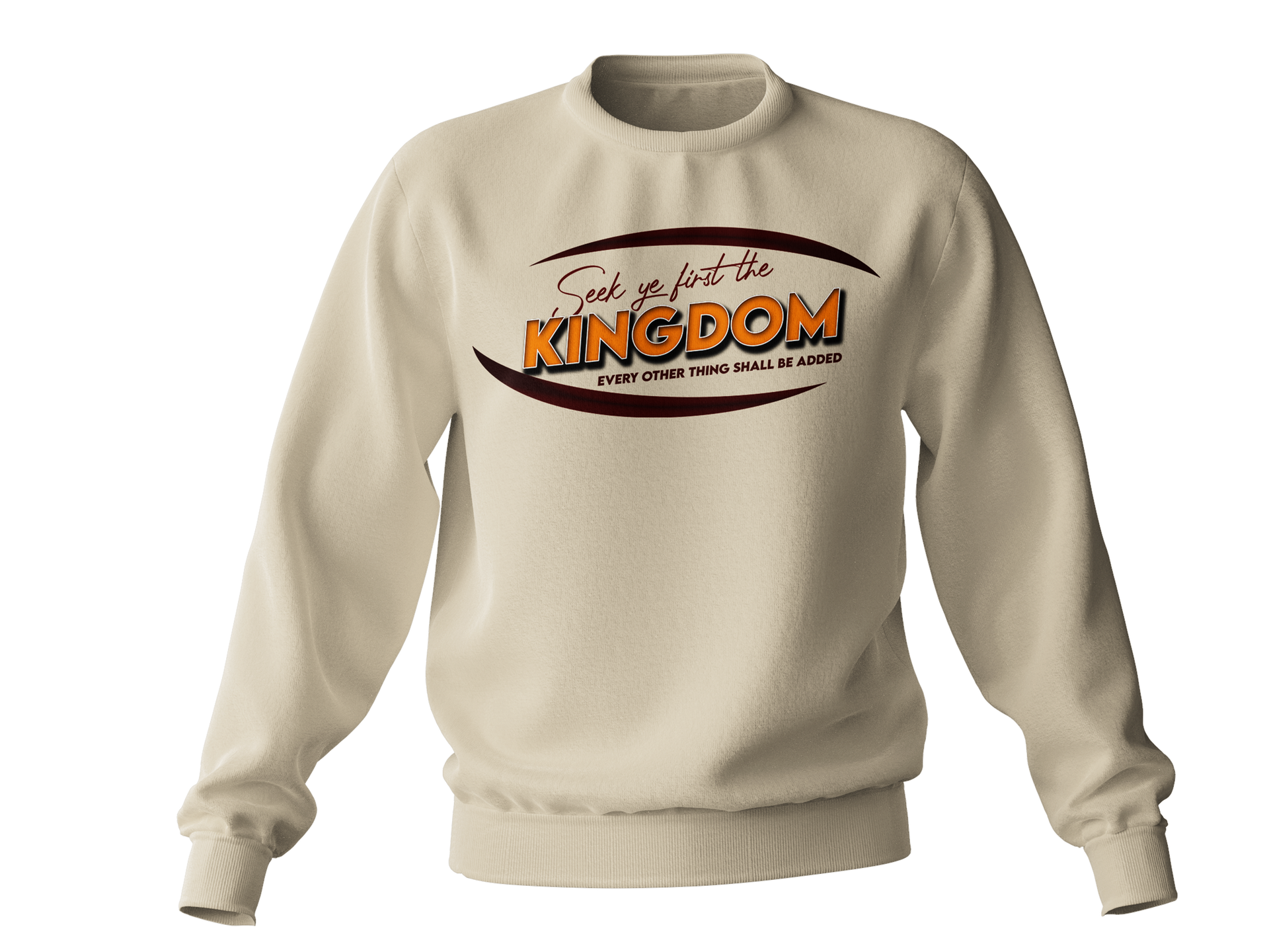 “Seek First the Kingdom” Branded Crewneck Sweatshirt