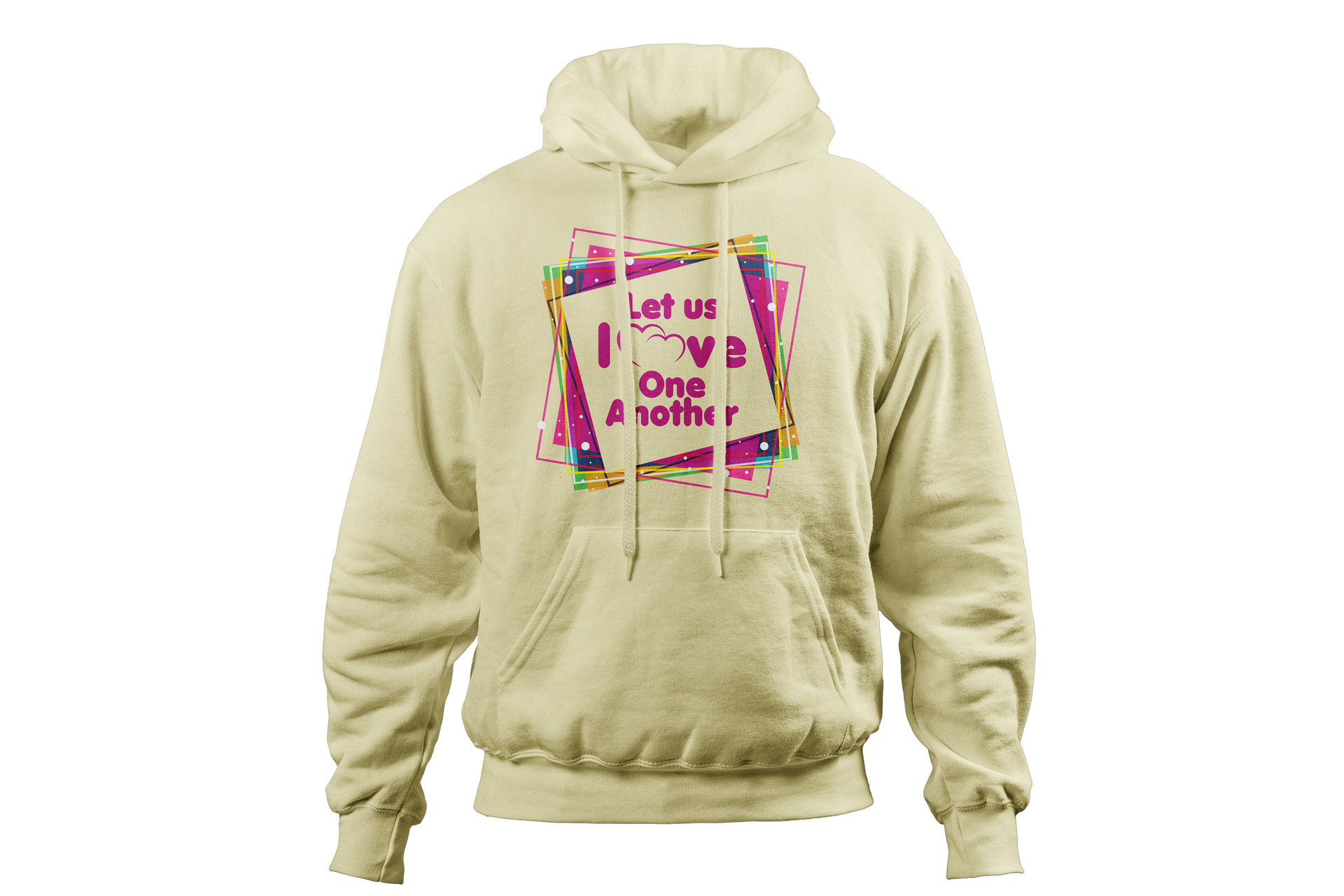 “Let Us Love One Another” Branded Hoodie