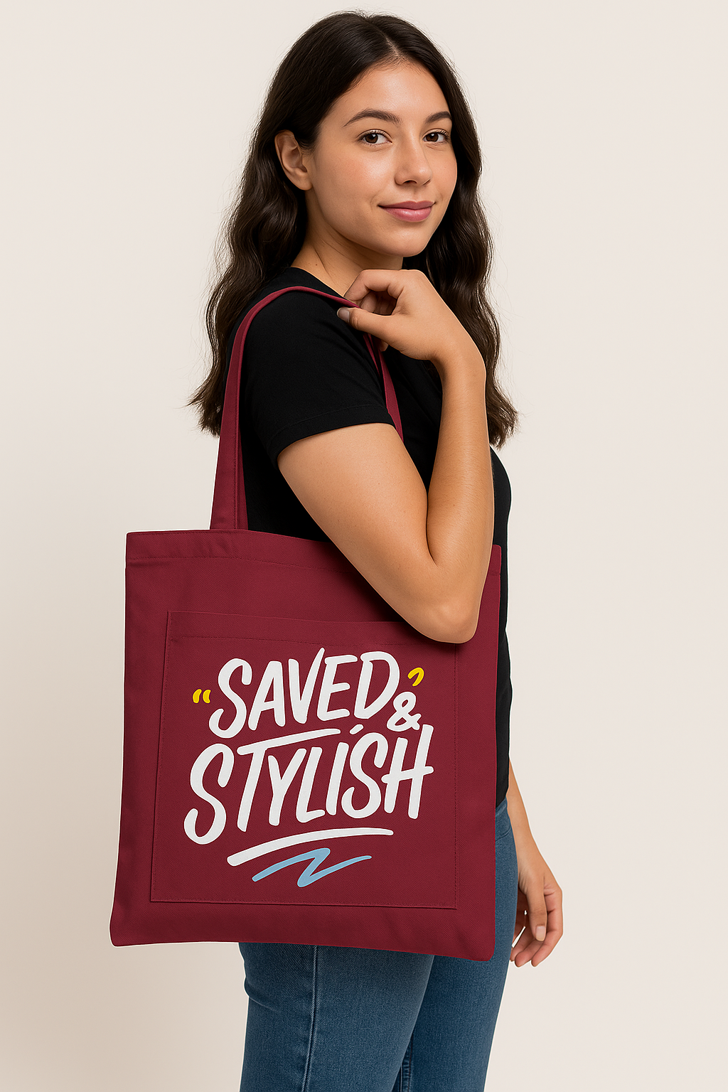 Saved & Stylish Tote Bag