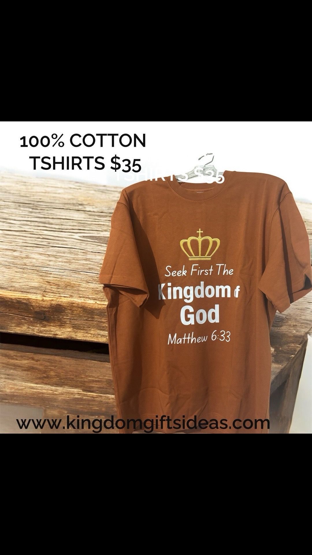 Seek First the Kingdom of God Shirt